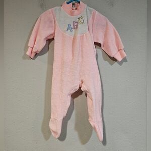 Vintage Baby Pink Pajamas